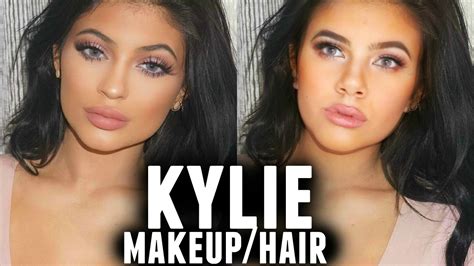 KYLIE JENNER MAKEUP & HAIR TUTORIAL - YouTube