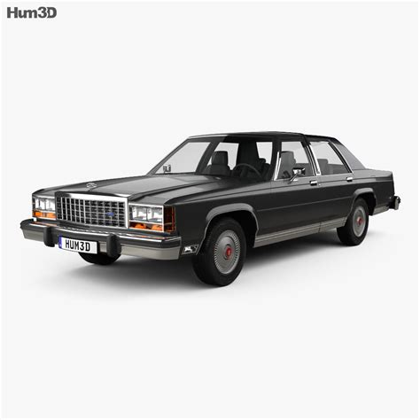 Ford LTD Crown Victoria 1991 3D model - Vehicles on Hum3D