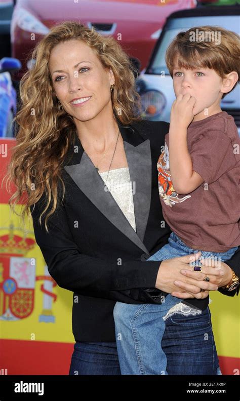 Sheryl Crow and her son Wyatt Steven Crow attend the Pixars Studios 'Cars 2' premiere in Los ...