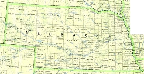 Printable Map Of Nebraska - Free Printable Maps