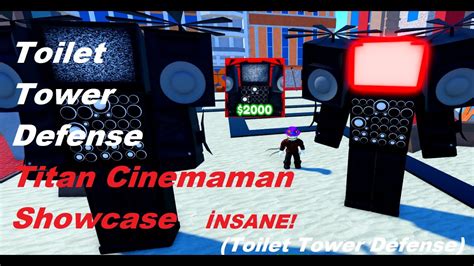 Toilet Tower Defense Titan Cinemaman Showcase ! - YouTube