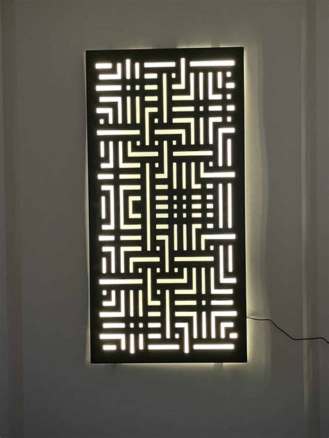 Buy Metal Garden Wall Décor | Labyrinth LED Wall Art