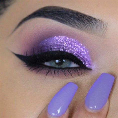 Pin by rosa on Ojos | Eye makeup, Purple eye makeup, Shimmer eye makeup