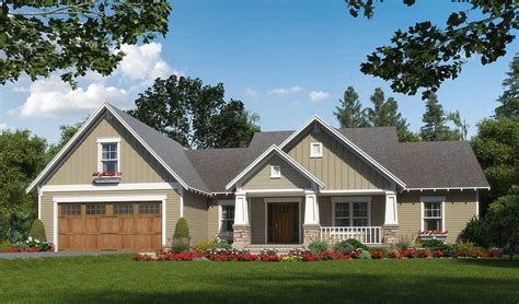 Craftsman With Nested Gable Front - 51165MM | Architectural Designs ...