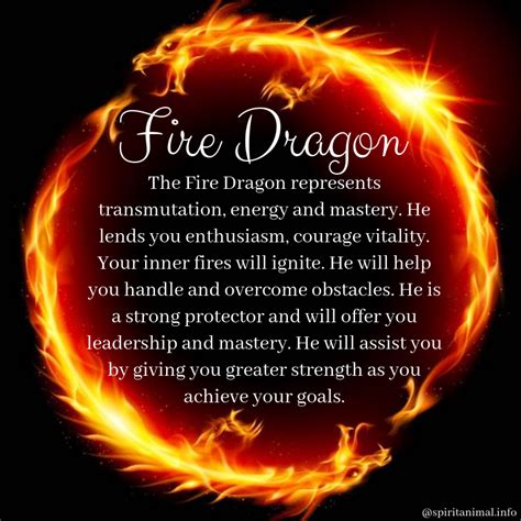 Dragon Spirit Animal - Spirit Animal Info | Dragon dreaming, Fire dragon, Dragon quotes