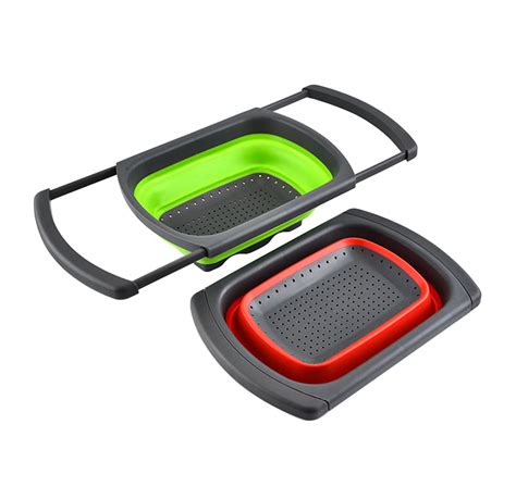 Portable Silicone Collapsible Kitchen Strainer Basket - Donghong Craft ...