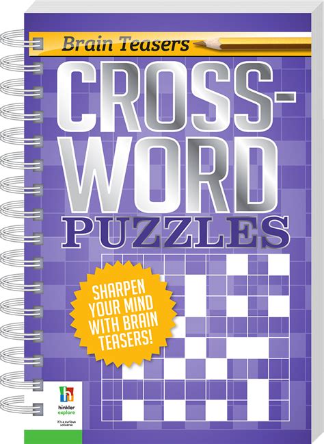 Brain Teasers: Crossword Puzzles - Puzzle Books - Books - Adult - Hinkler