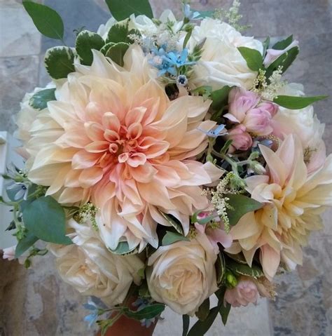 Dahlia and Peony Wedding Bouquet | Peony bouquet wedding, Peony wedding, Wedding bouquets