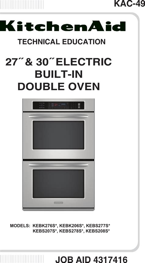 Kitchenaid Superba Double Oven User Manual | Wow Blog