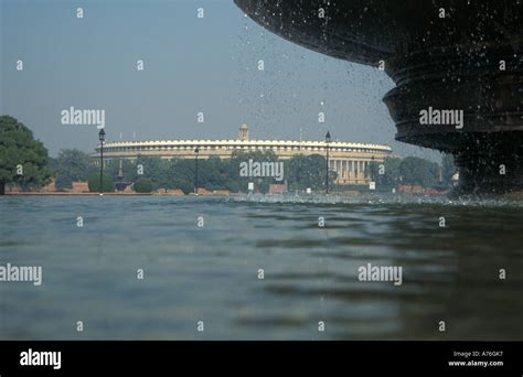 New Delhi India Parliament House Stock Photo - Alamy