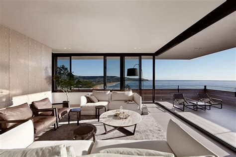 Breathtaking Ocean Views And A Distinct Facade Shape The Lamble Residence