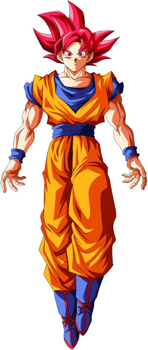 Goku Super Saiyan God by Arbiter720 on DeviantArt