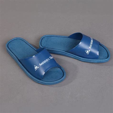 High quality Esd Spu Cleanroom Slipper Antistatic Esd Slippers Blue Pvc Esd Slippers