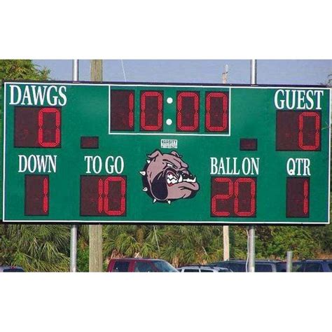 Varsity Scoreboards 7420 Football Scoreboard – Pro Sports Equip