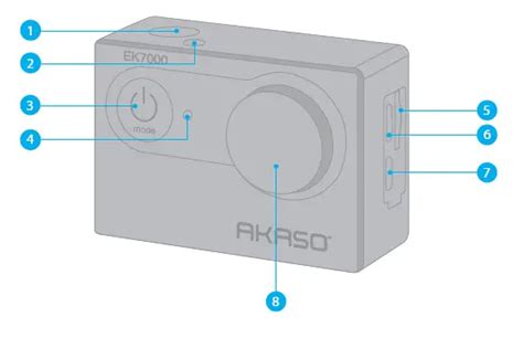 AKASO EK7000 Action Camera User Manual