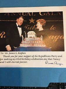 Ronald Reagan 83rd Birthday Photo Republican Party Gala | eBay