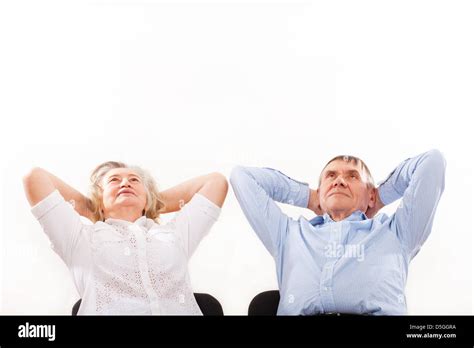 Closeup portrait of smiling elderly couple Stock Photo - Alamy