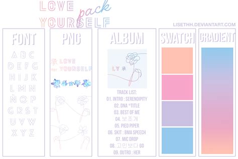 BTS - LOVE YOURSELF `HER` PACK by Lisethh on DeviantArt