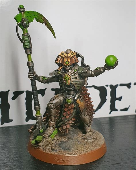 Sautekh Necron Overlord I finished today.☠ : r/Warhammer