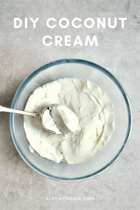 Easy Homemade Coconut Cream 2 ways | Recipe | Cooking cream, Coconut recipes, Coconut cream uses