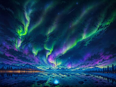 Night Sky Aurora by Subtra on DeviantArt