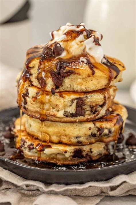 Chocolate Chip Pancake Recipe - Valentina's Corner