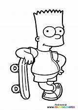 The Simpsons  Coloring Pages For Kids Free And Easy Print Or Donwload sketch template