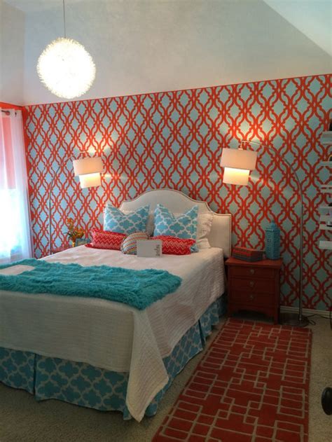 Blue Orange Bedroom Ideas, Pictures, Remodel and Decor