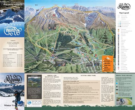 Alyeska Resort Map and Brochure (2024 - 2020) | ThemeParkBrochures.net