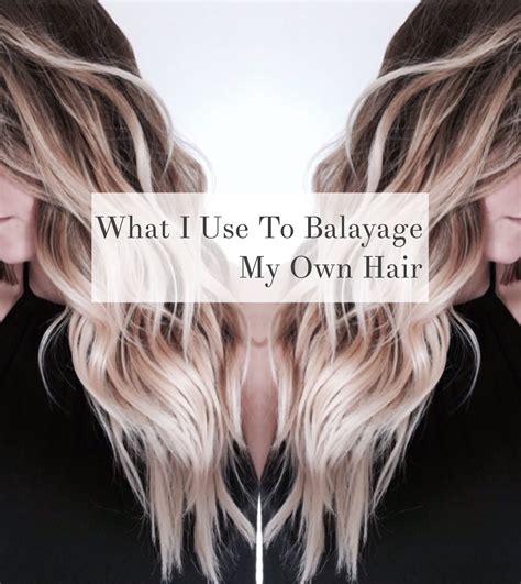 What I Use to Balayage My Own Hair | Hair color techniques, Diy ombre hair, Balayage technique