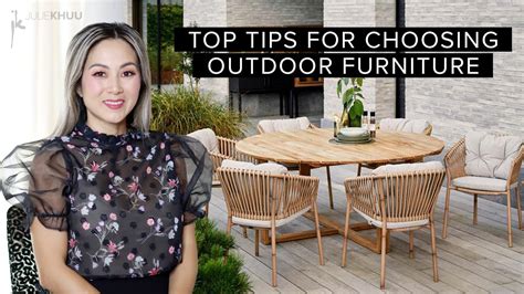 Top Tips for Choosing the BEST OUTDOOR FURNITURE (Designer Wayfair Picks!) - YouTube