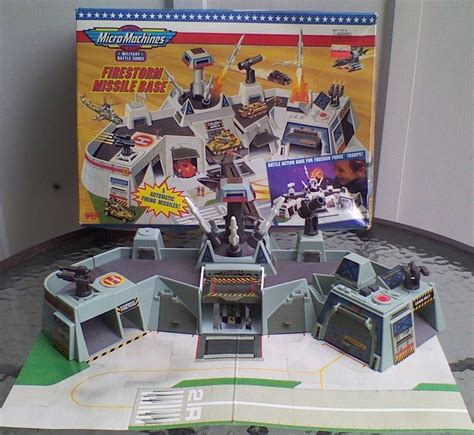 MICRO MACHINES MILITARY BATTLE ZONES FIRESTORM MISSILE BASE PLAY SET | Micro machines, Playset ...