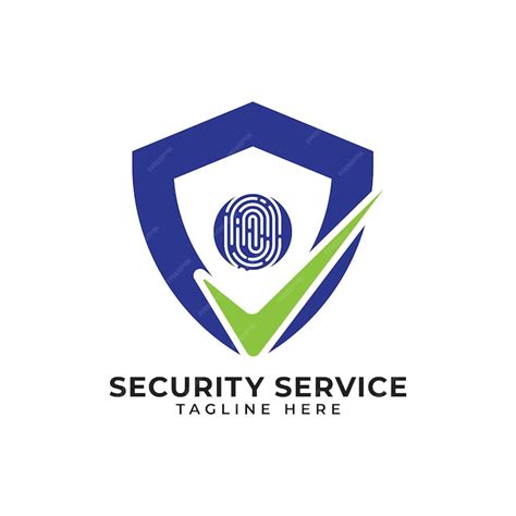 Premium Vector | Security service logo design template