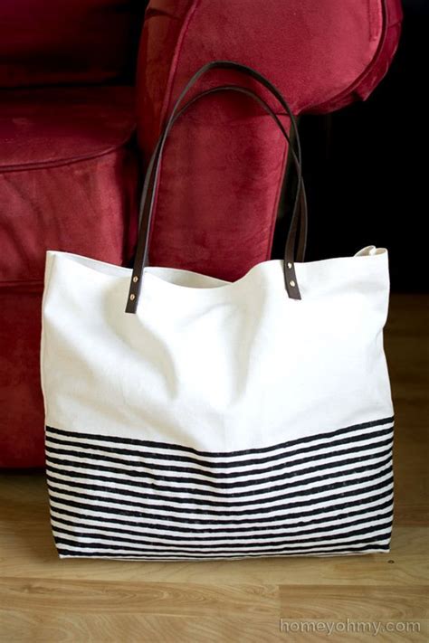 DIY No-Sew Tote Bag by Homey Oh My - 12thBlog