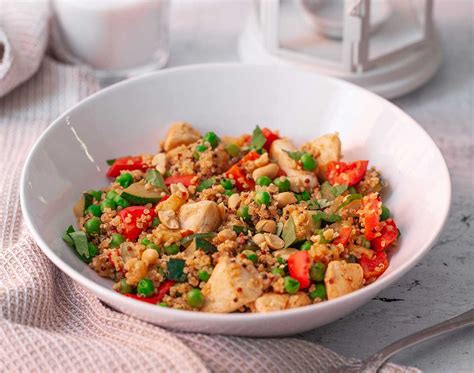 Receta De Quinoa Con Pollo Y Verduras - Varios de Pollo