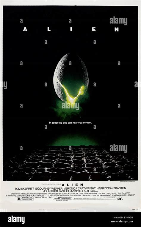 Alien 1979 poster hi-res stock photography and images - Alamy