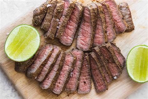 Spiced Lime-Marinated Eye of Round Steaks Recipe