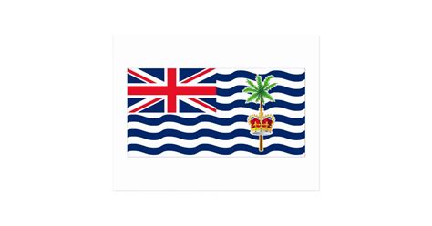 British Indian Ocean Territory Flag Postcard | Zazzle