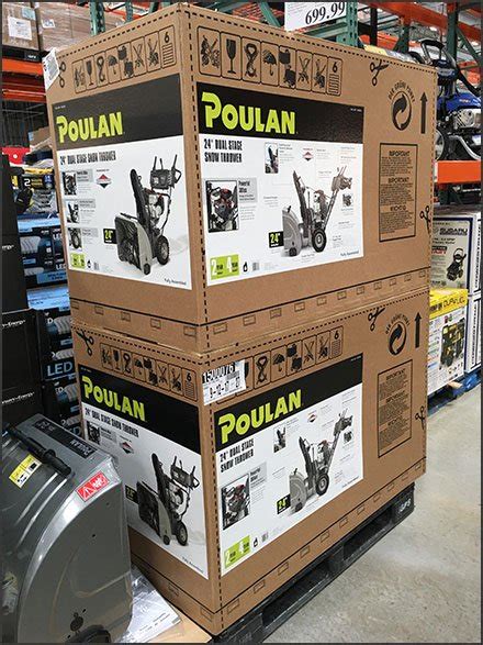 Poulan Snowblower Try-Me Display In-Store – Fixtures Close Up