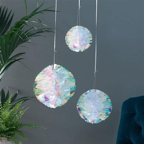 Iridescent Honeycomb Party Decorations