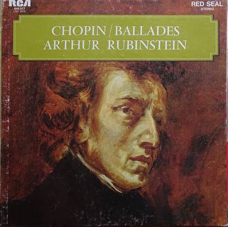 Chopin - Artur Rubinstein – Chopin Ballades (1960, Gatefold, Vinyl) - Discogs