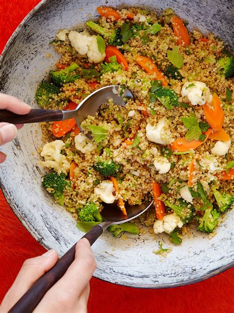 Marcus Samuelssons Quinoa With Broccoli Cauliflower And Toasted Coconut ...