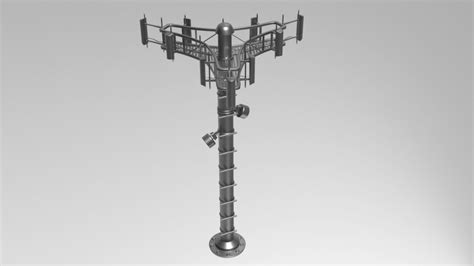 5G Tower 3D model 3D printable | CGTrader