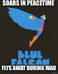 The Blue Falcon - Imgflip