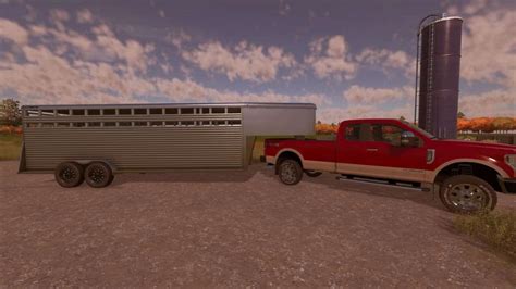 Sooner Stock Trailer V1.0.1 FS22 Mod | Farming Simulator 22 Mod