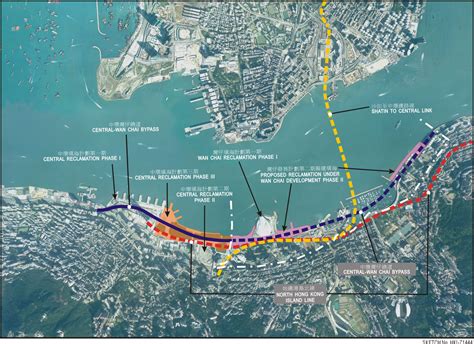 Hong Kong Island Land Reclamation Map - Hong Kong Island • mappery