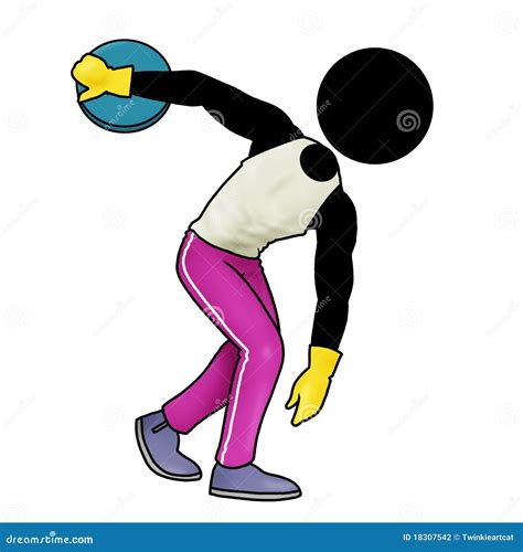 Discus throw stock illustration. Image of icon, sport - 18307542