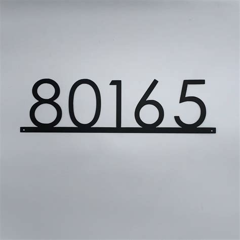 Modern Address Numbers, House Numbers, Modern Address Sign | Nalaprint