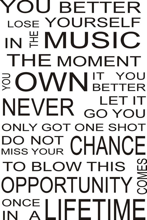 Lose Yourself Eminem Lyrics