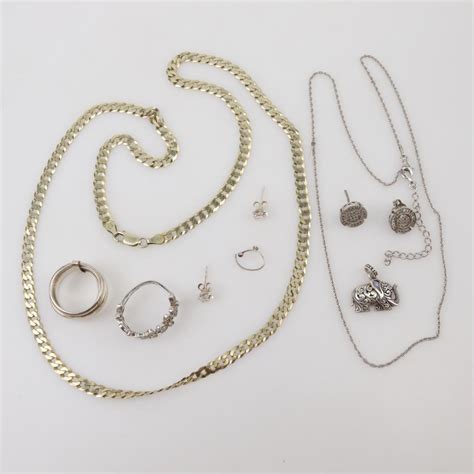 Silver Jewelry, 10 Pieces | Property Room